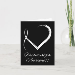 Subtle Fibromyalgia Heart Fibromyalgia Awareness Card