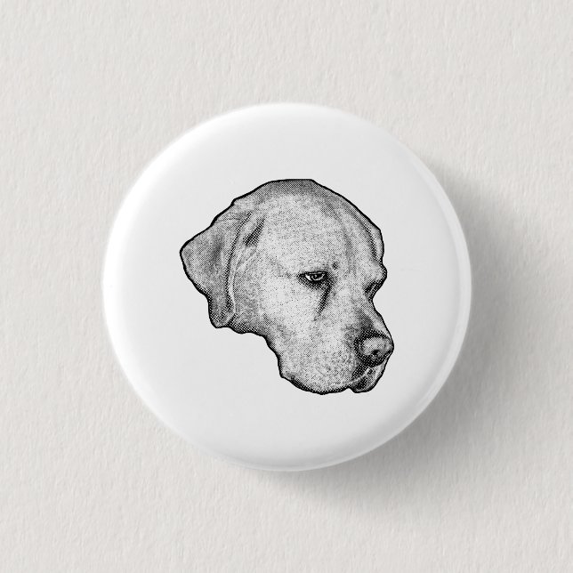 Subtle flake contrast 3 cm round badge (Front)