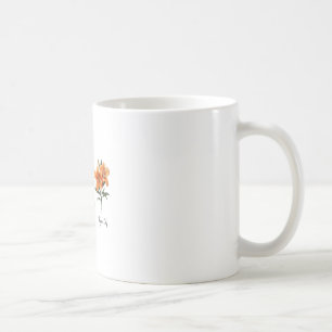 Subtle Floral Anti Trump Flower Of Love Daisy Tige Coffee Mug
