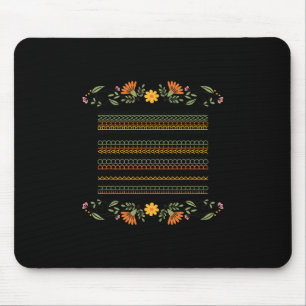 Subtle Floral Anti Trump Hidden Message Sarcastic  Mouse Pad