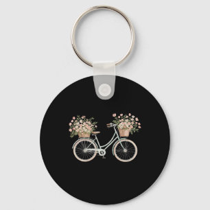 Subtle Floral Anti Trump Shirt Floral Flourish Dre Key Ring