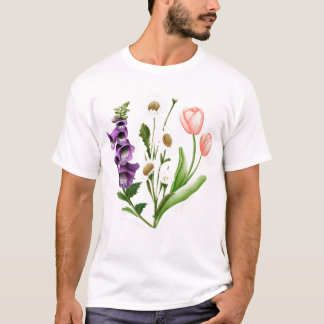 Subtle Floral Anti Trump Shirt Flowers Foxglove 