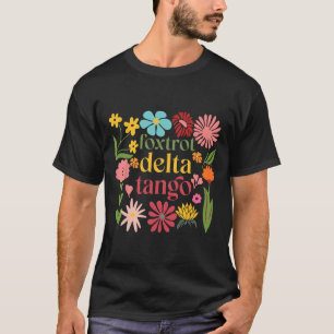 Subtle Floral Trump Resist Shirt Flowers Foxtrot D