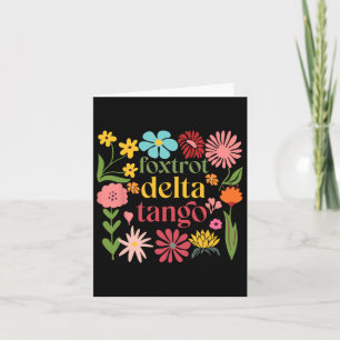 Subtle Floral Trump Resist Shirt Flowers Foxtrot D Card