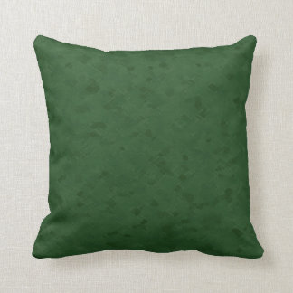 Subtle Forest Green Pattern Cushion