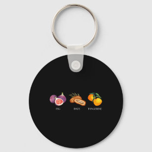 Subtle Fruit Fig Date Tangerine Anti Trump Shirt R Key Ring