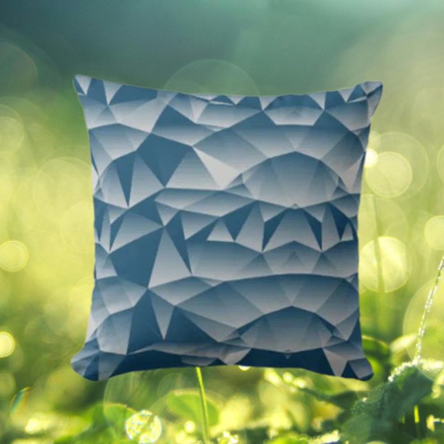 Subtle Geometry Blue Cushion (Creator Uploaded)
