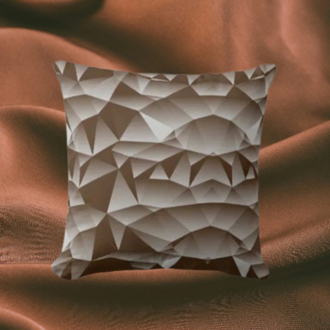 Subtle Geometry Brown Cushion (Creator Uploaded)