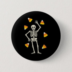 Subtle Halloween Skeleton Candy Halloween Costume 6 Cm Round Badge