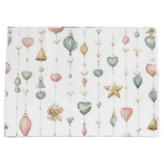 Subtle Hanging Ornament  Large Gift Bag