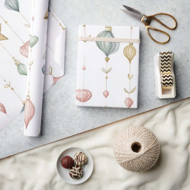 Subtle Hanging Ornament  Wrapping Paper (Crafts)