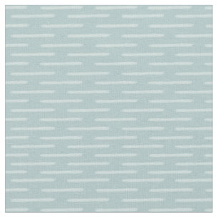 Subtle Lines on Pastel Gray Cyan Fabric
