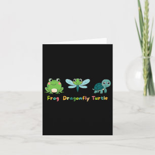Subtle Political Humour Anti-trump Frog Dragonfly Card