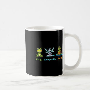 Subtle Political Humour Frog Dragonfly Turtle Yoga Coffee Mug