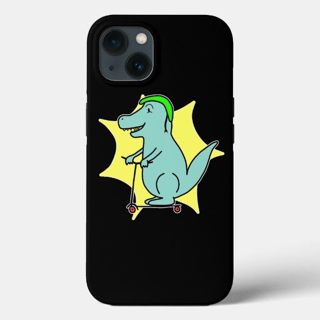 Subtle Progress Flag Funny Dinosaur LGBT Progressi Case-Mate iPhone Case (Back)