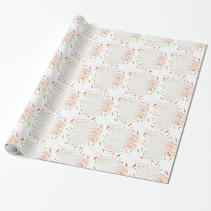 Subtle Red and Green Dots Wrapping Paper