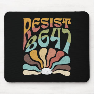 Subtle Resist 8647 Trump Resist Trump Protest Boho Mouse Pad
