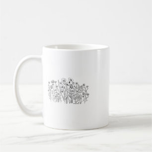 Subtle Resist Floral Botanical Protest Liberal Res Coffee Mug