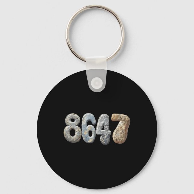 Subtle Resist Trump 8647 9  Key Ring (Front)