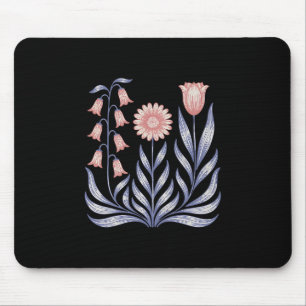 Subtle Resist Trump Foxglove Daisy Tulip Flower 4t Mouse Pad