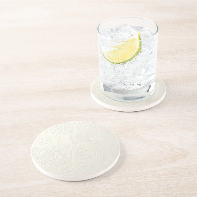 Subtle Roses Coaster (Side)