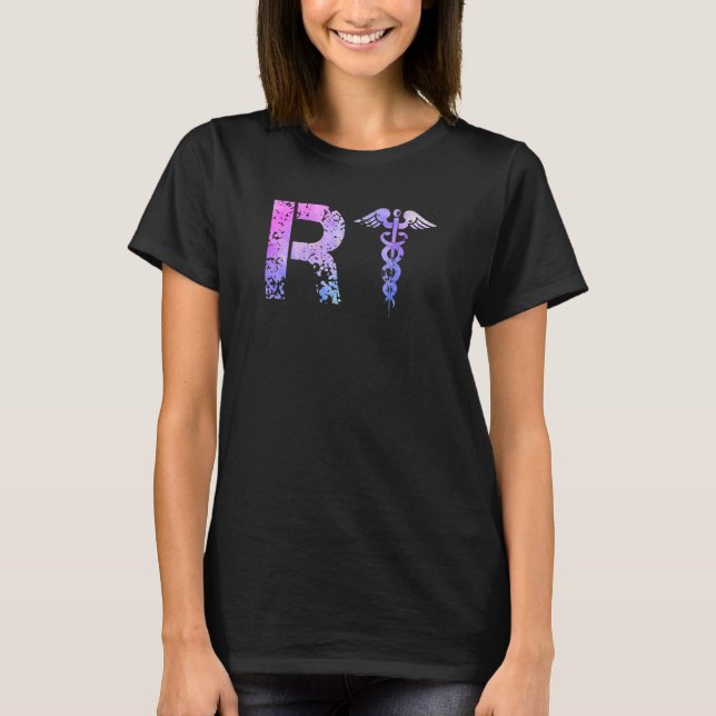 Subtle RT Artwork  Radiation Therapist T-Shirt (Front)