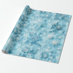 Subtle Snowflakes Wrapping Paper