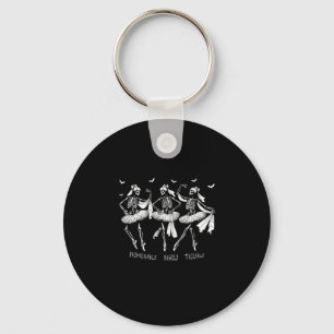 Subtle Trump Halloween Skeleton Fashionable Deadly Key Ring