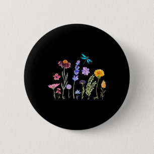 Subtle Vintage Watercolor Anti Trump 6 Cm Round Badge