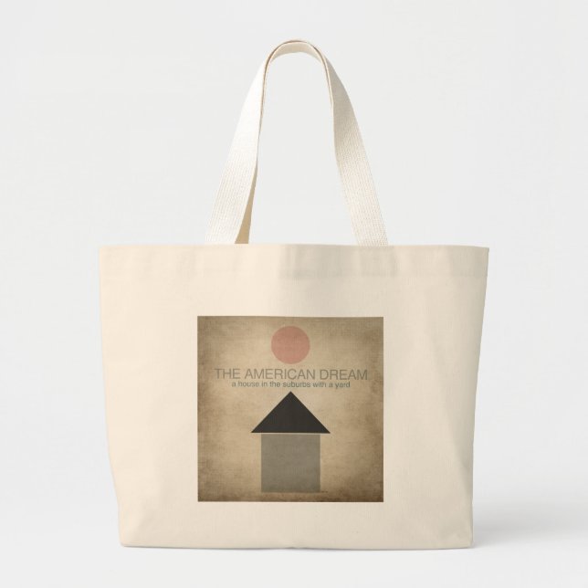 Suburban Life Large Tote Bag (Front)