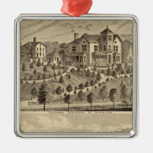 Suburban residence of Wheeling Metal Ornament