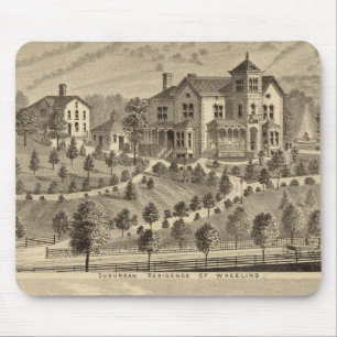 Suburban residence of Wheeling Mouse Pad