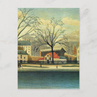 Suburban Scene by Henri Rousseau