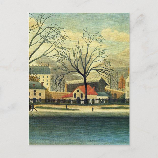 Suburban Scene by Henri Rousseau Postcard (Front)