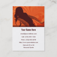 Suburban Sunrise Profile Business Card