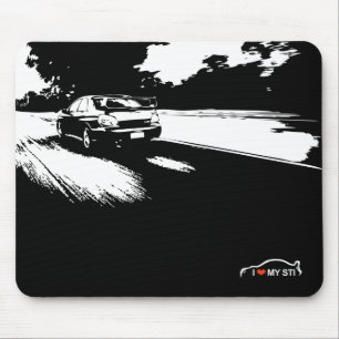 Suburu WRX STI - add your photo Mouse Pad