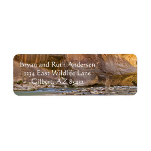 Subway in Zion, Utah Return Address Label