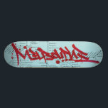 Subway Massacre - Melbourne Map Skateboard<br><div class="desc">Vector illustration of Melbourne Train Map</div>