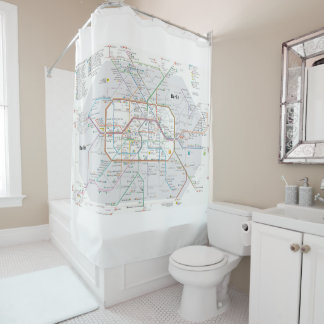 Subway of Berlin Shower Curtain