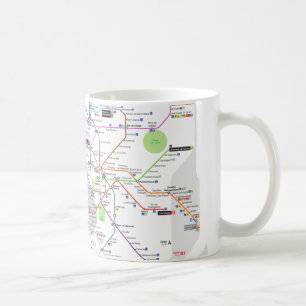Subway of Madrid Coffee Mug