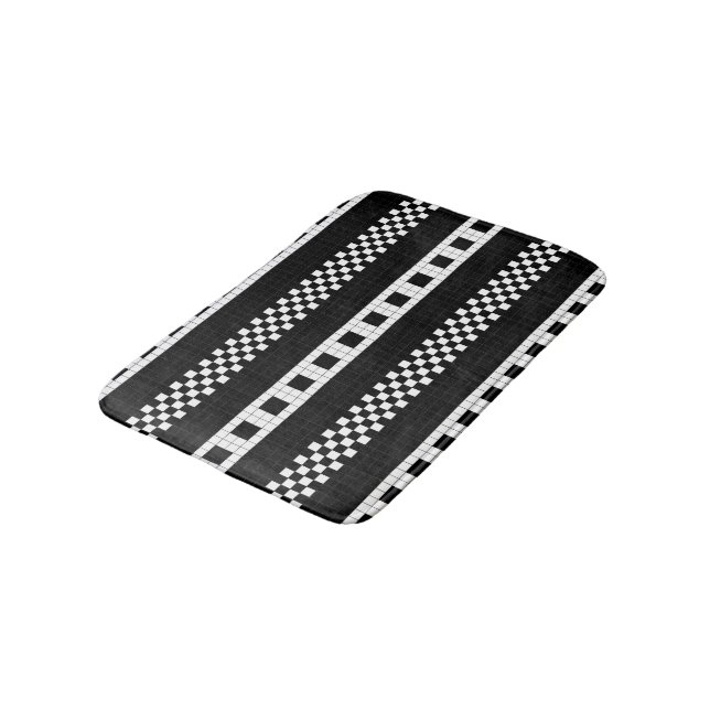 Subway Plaid Geometrics RL90 Bath Mat (Angled)