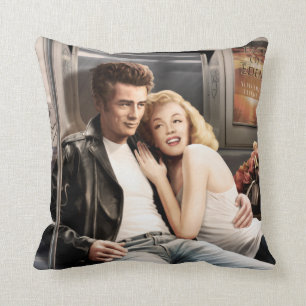 Subway Riders Cushion