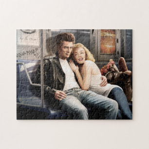 Subway Riders Jigsaw Puzzle