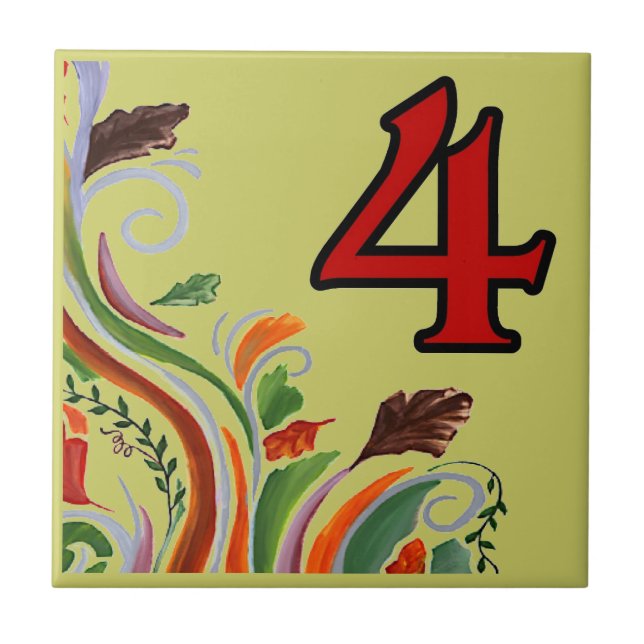 Subway Tiles Floral 4 Four (Front)