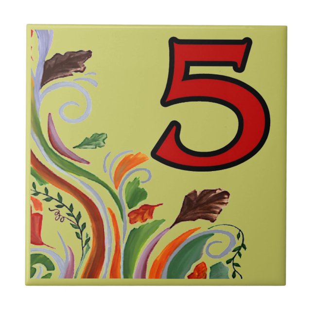 Subway Tiles Floral 5 Five (Front)