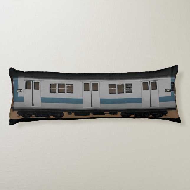 Subway Train Pillow / Blank (Back)