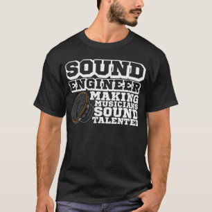 Subwoofer sound engineer audio synthesizer music m T-Shirt