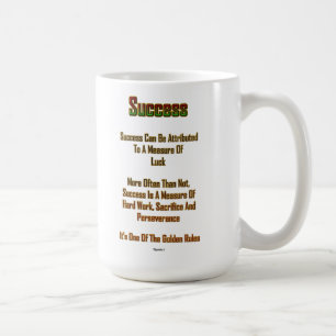 Success 15oz Ceramic White Mug