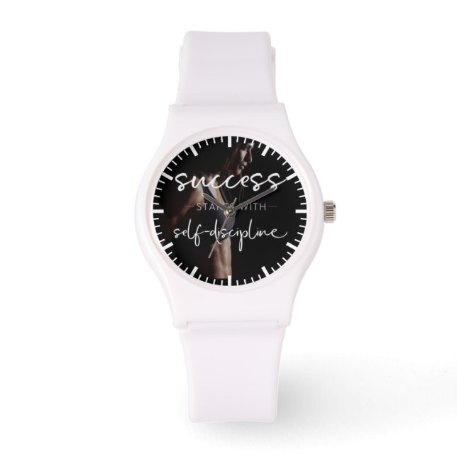Success And Discipline - Women's Gym Motivational Watch (Front)