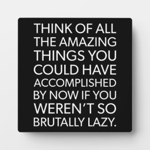 Success and Gym Motivational Plaque